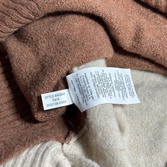 Madewell Colorblock Payton Pullover Sweater in Coziest Yarn XL Wool Blend - Picture 9 of 10